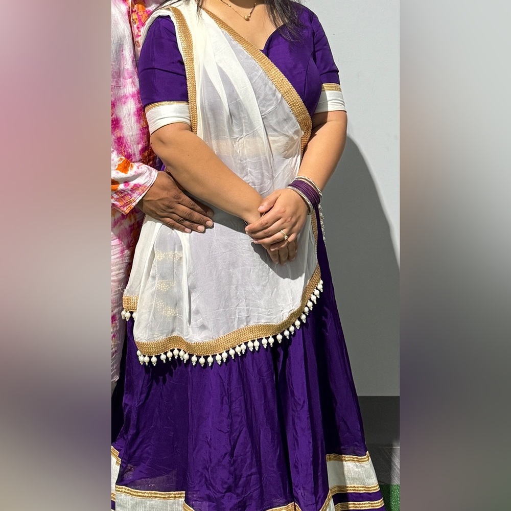Purple chaniya choli